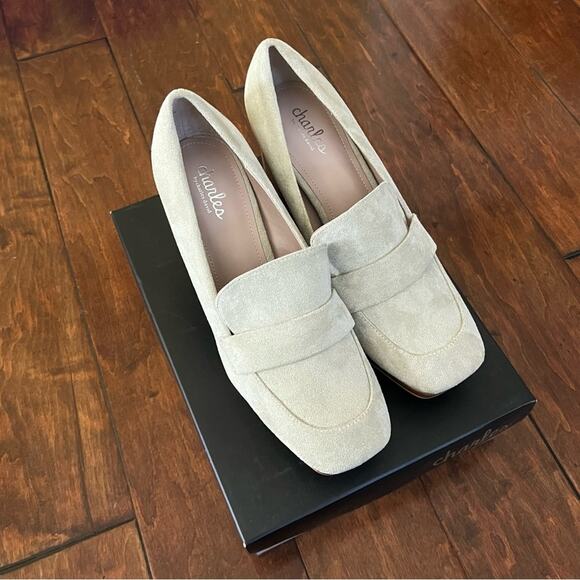Charles David Nandi Heeled Loafer in Truffle - Picture 1 of 8